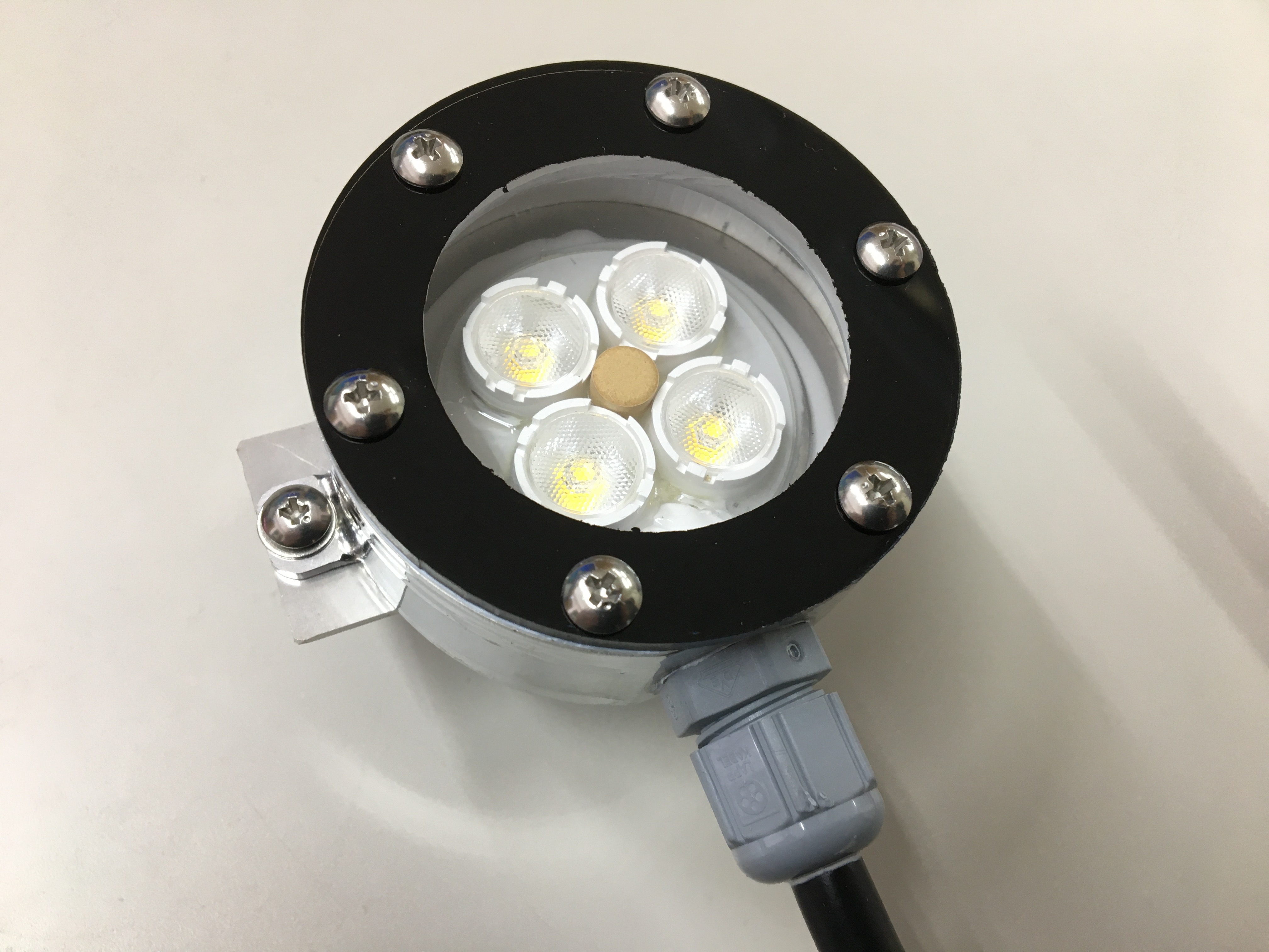 上質 宣真工業 下水管ミラー 下水管用検査ミラー取付用LEDライト シャフト取付タイプ 暗い下水管の検査に ＬＥＤライト 